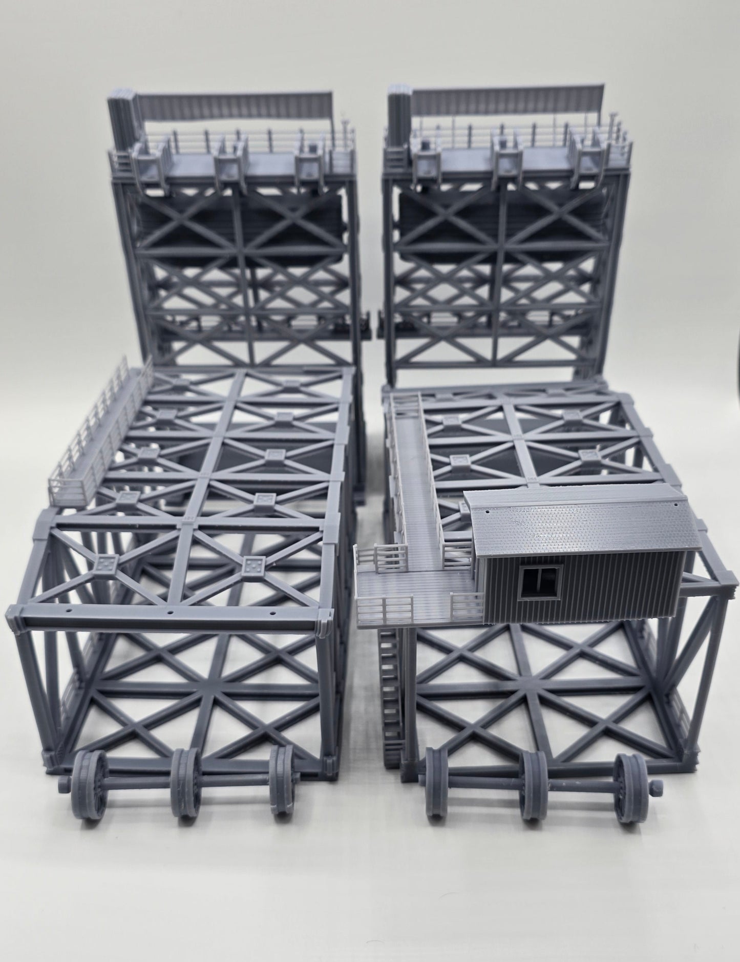 HO Scale Lift Bridge Double Track
