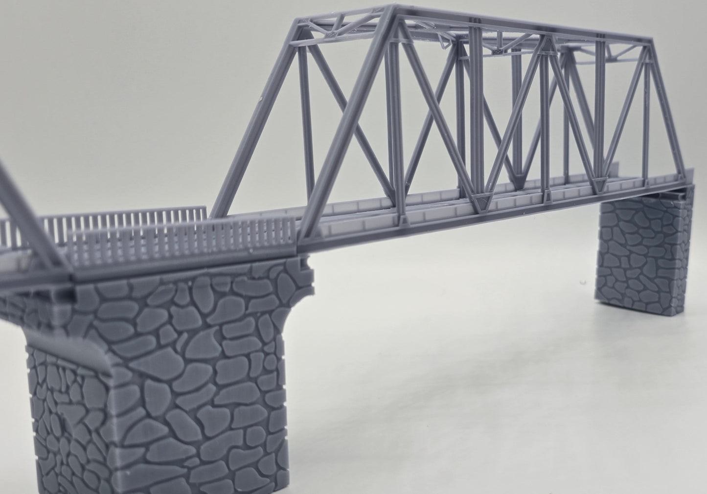 N Scale Truss Bridge Double Span Single Track