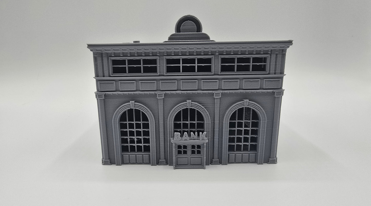 N Scale Bank Building