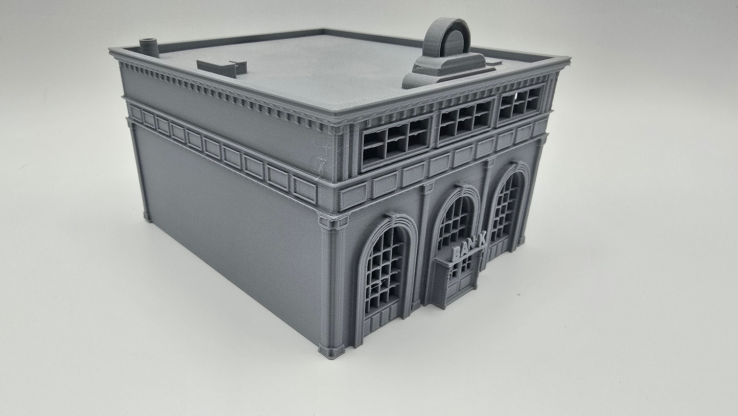 N Scale Bank Building