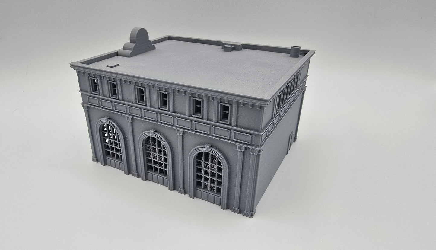 N Scale Bank Building