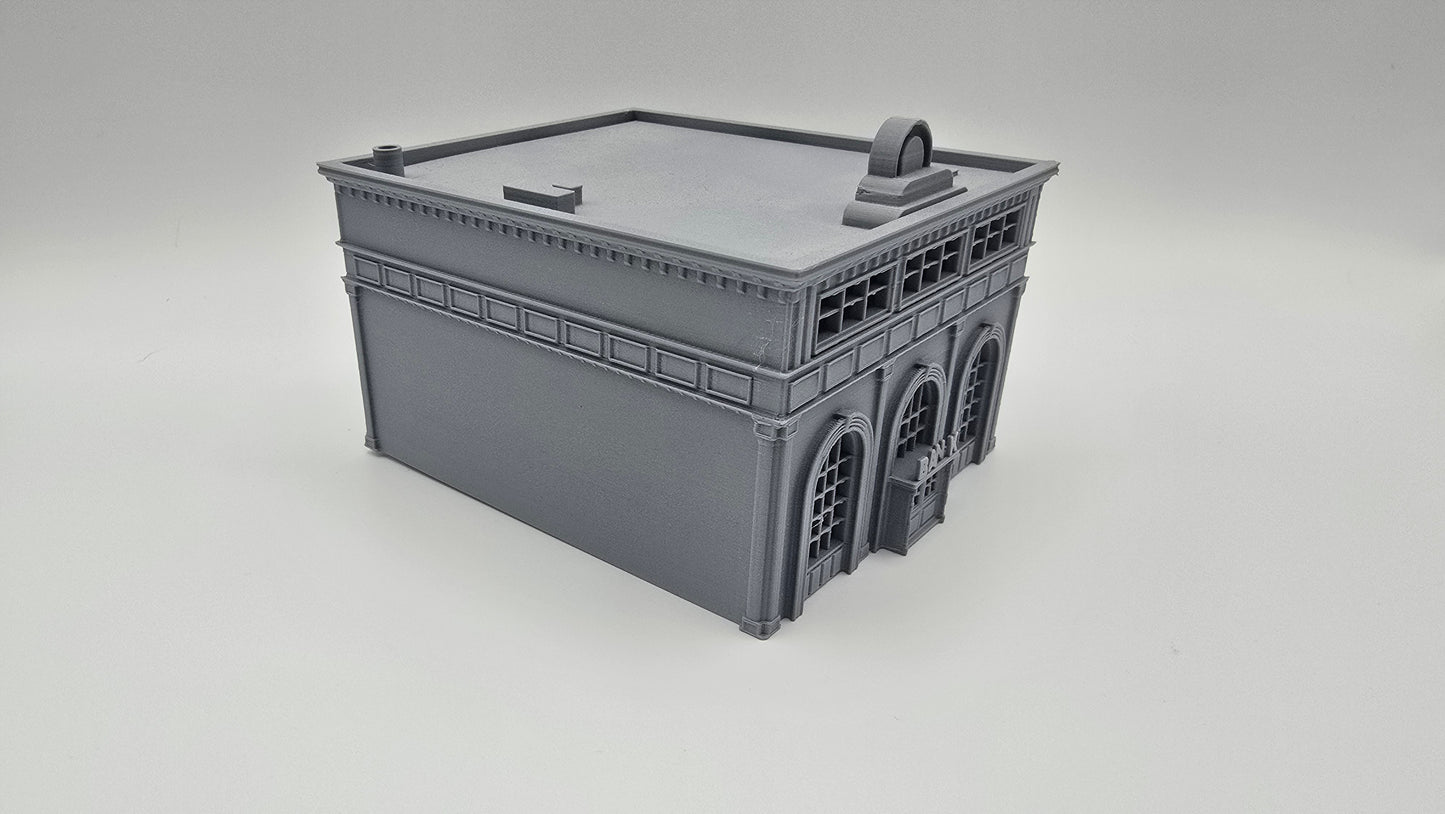 N Scale Bank Building