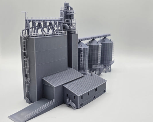 N Scale Grain Elevator