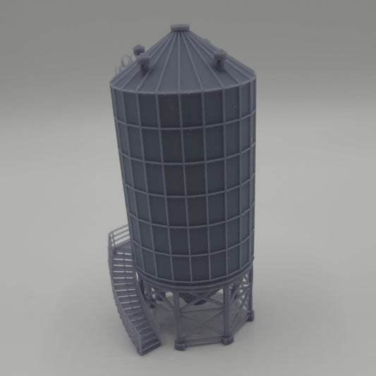 N Scale Industrial Silo-Storage