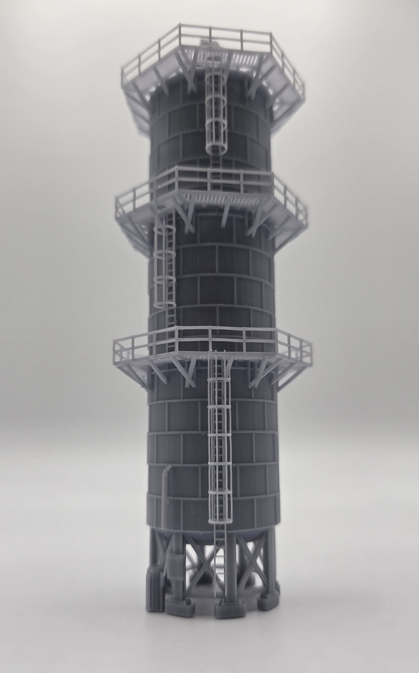 N Scale Grain Tower Dryer (Grain Elevator Add-On or Standalone Model)