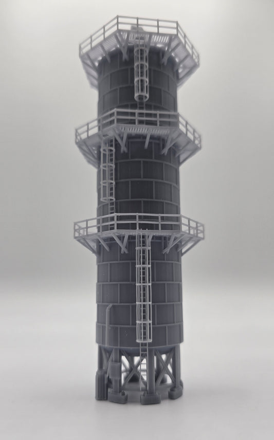 N Scale Grain Tower Dryer (Grain Elevator Add-On or Standalone Model)