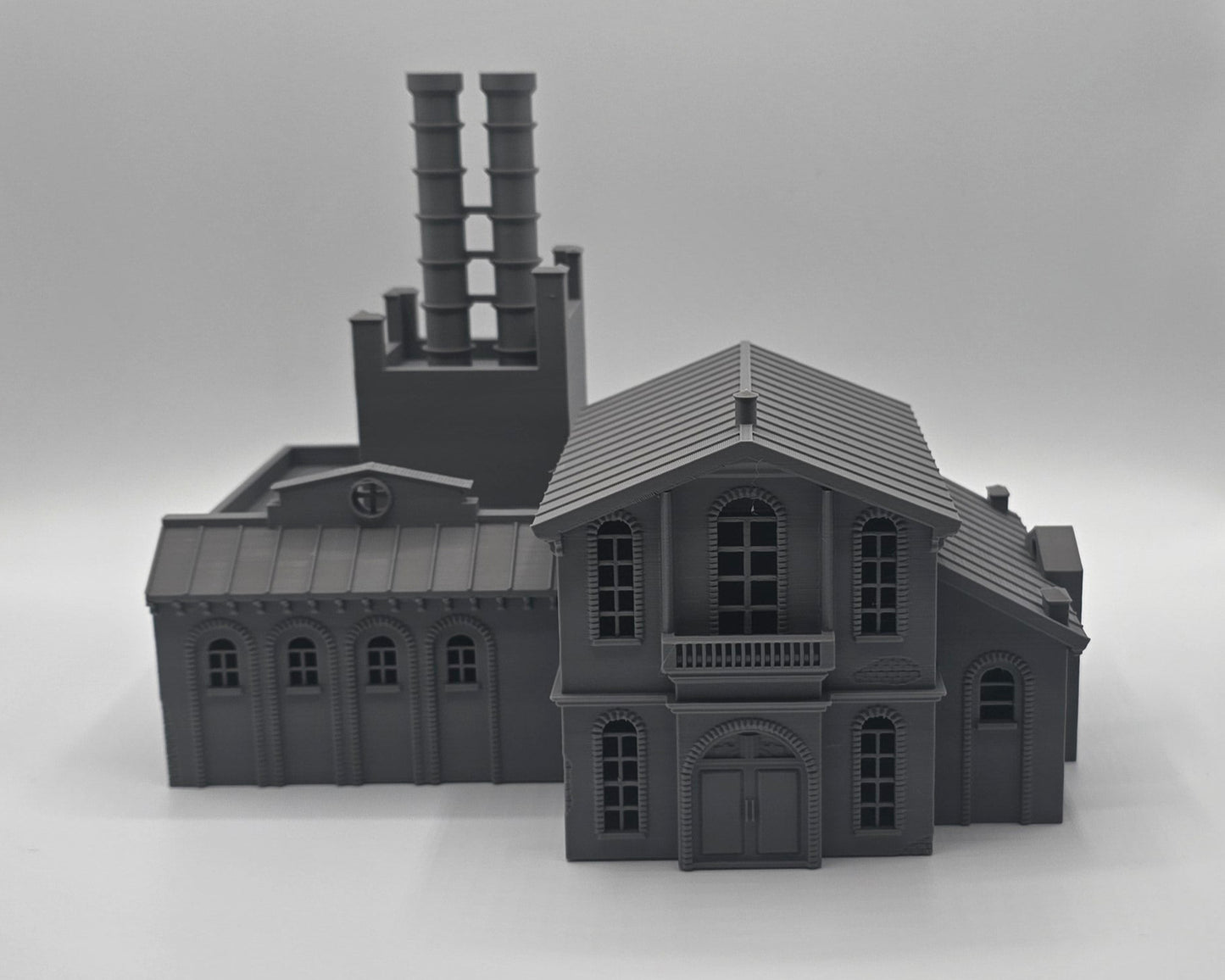 HO Scale Old Brewery – Industrial Building