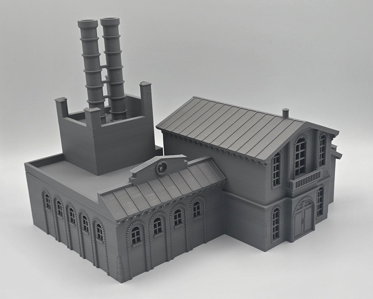 HO Scale Old Brewery – Industrial Building – Mr Craft Structures