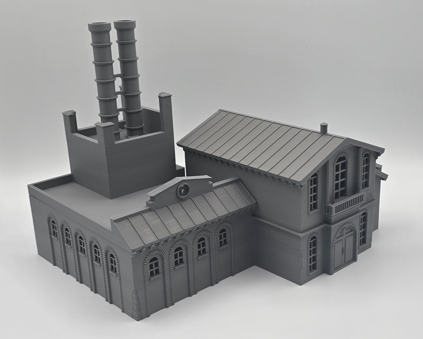 HO Scale Old Brewery – Industrial Building