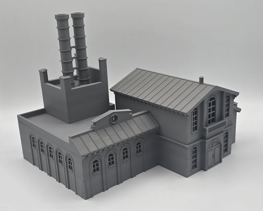 HO Scale Old Brewery – Industrial Building