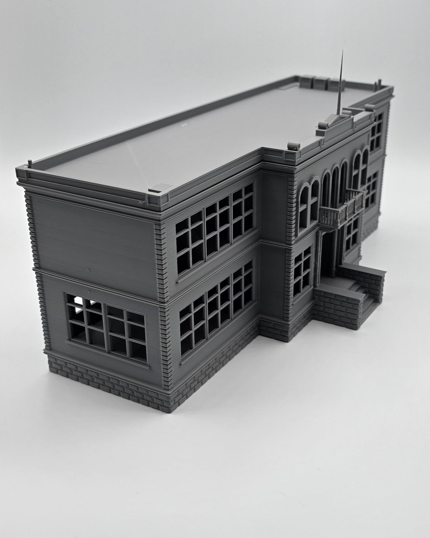 HO Scale 1:87 2-Story School Building