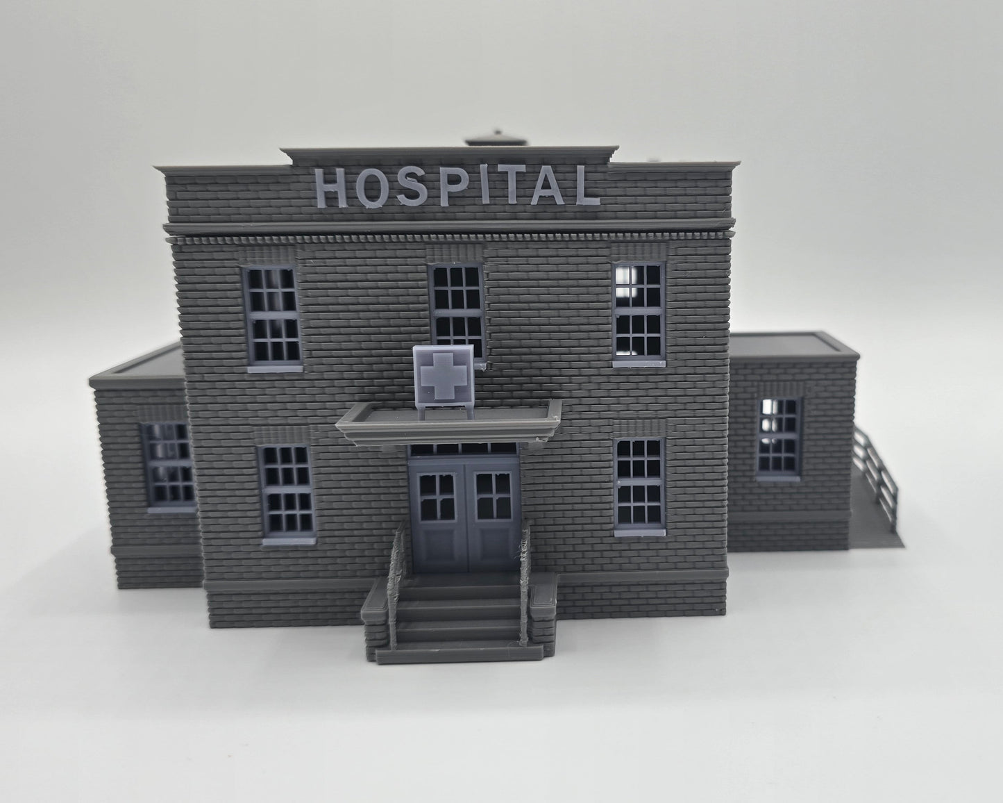 HO Scale Small Town Hospital Building 1:87