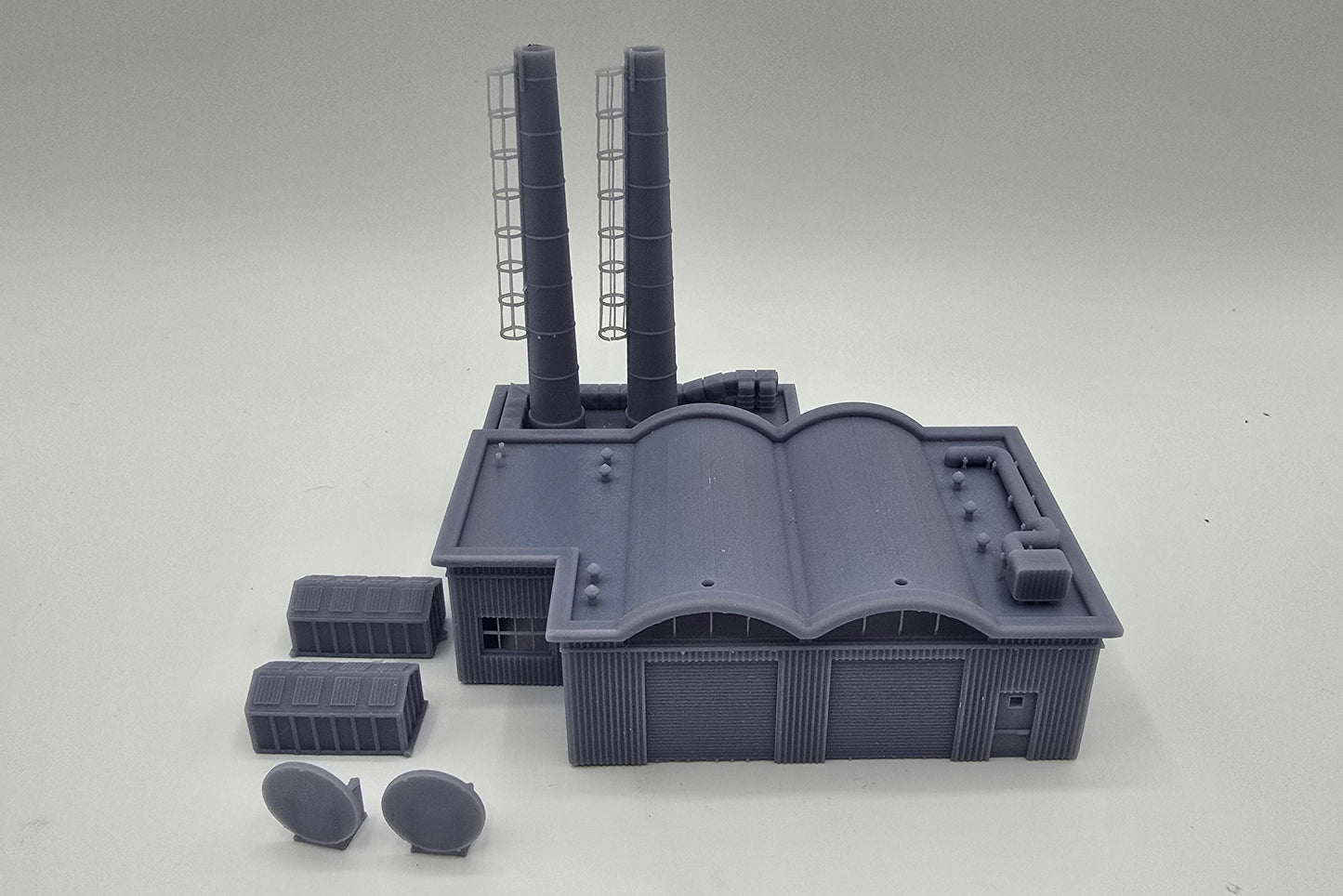 N Scale Oil & Lubricants Plant – Industrial Building (1:160)