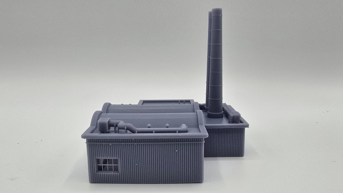 N Scale Oil & Lubricants Plant – Industrial Building (1:160)