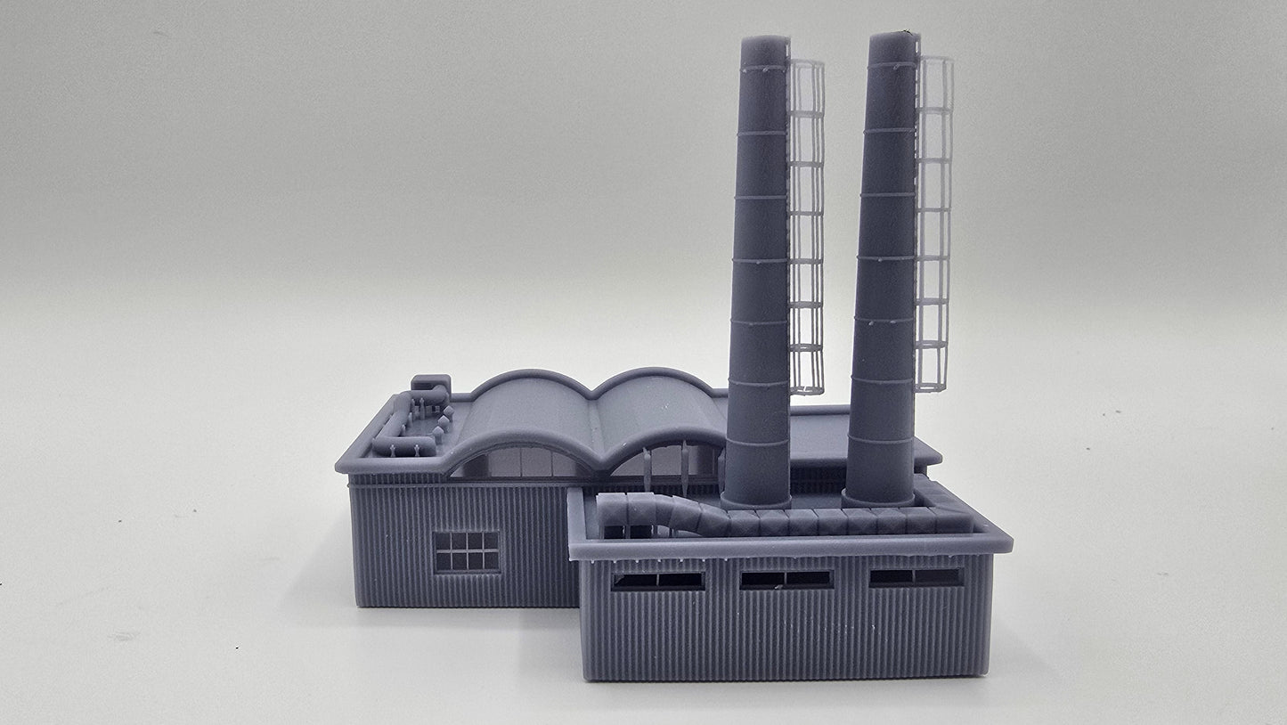 N Scale Oil & Lubricants Plant – Industrial Building (1:160)