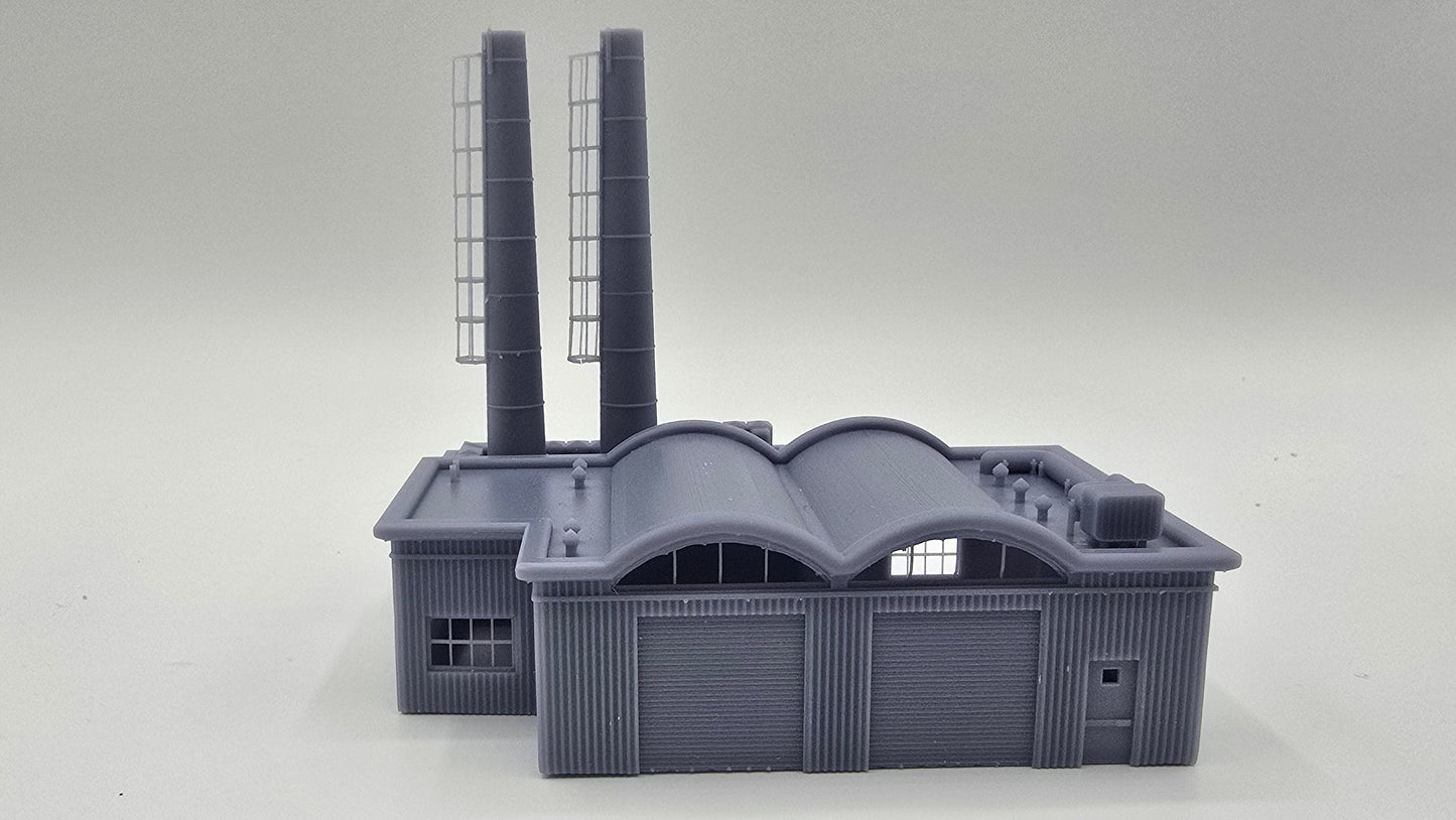 N Scale Oil & Lubricants Plant – Industrial Building (1:160)