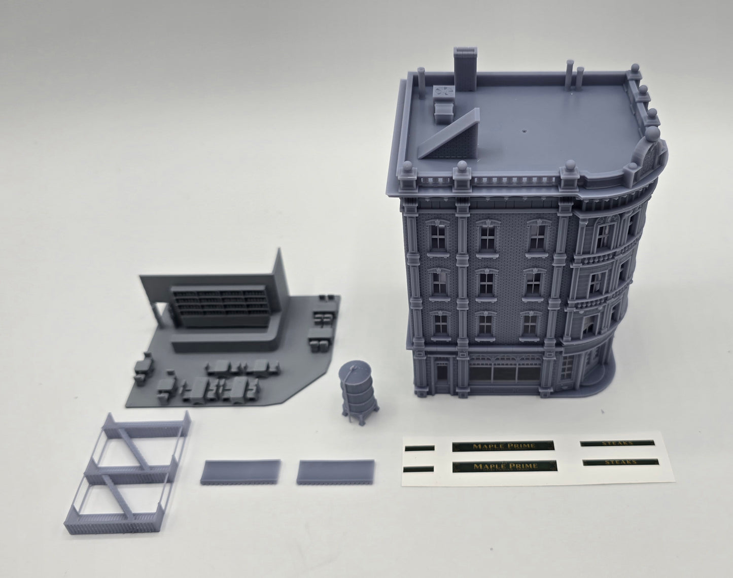 Maple Prime N Scale Downtown Restaurant Building
