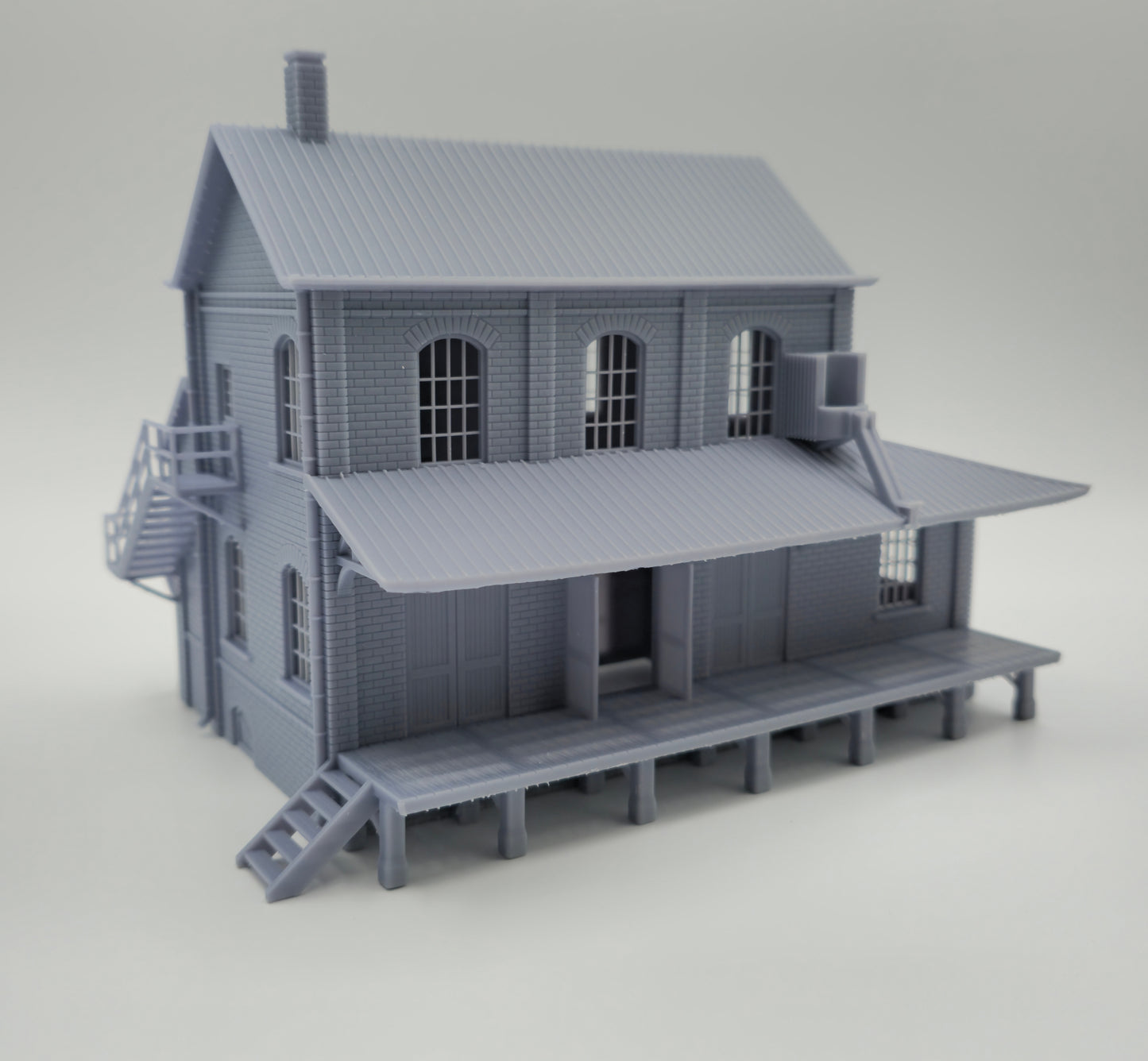 HO Scale Water Gap Freight Depot Building 1:87 – Highly Detailed Model