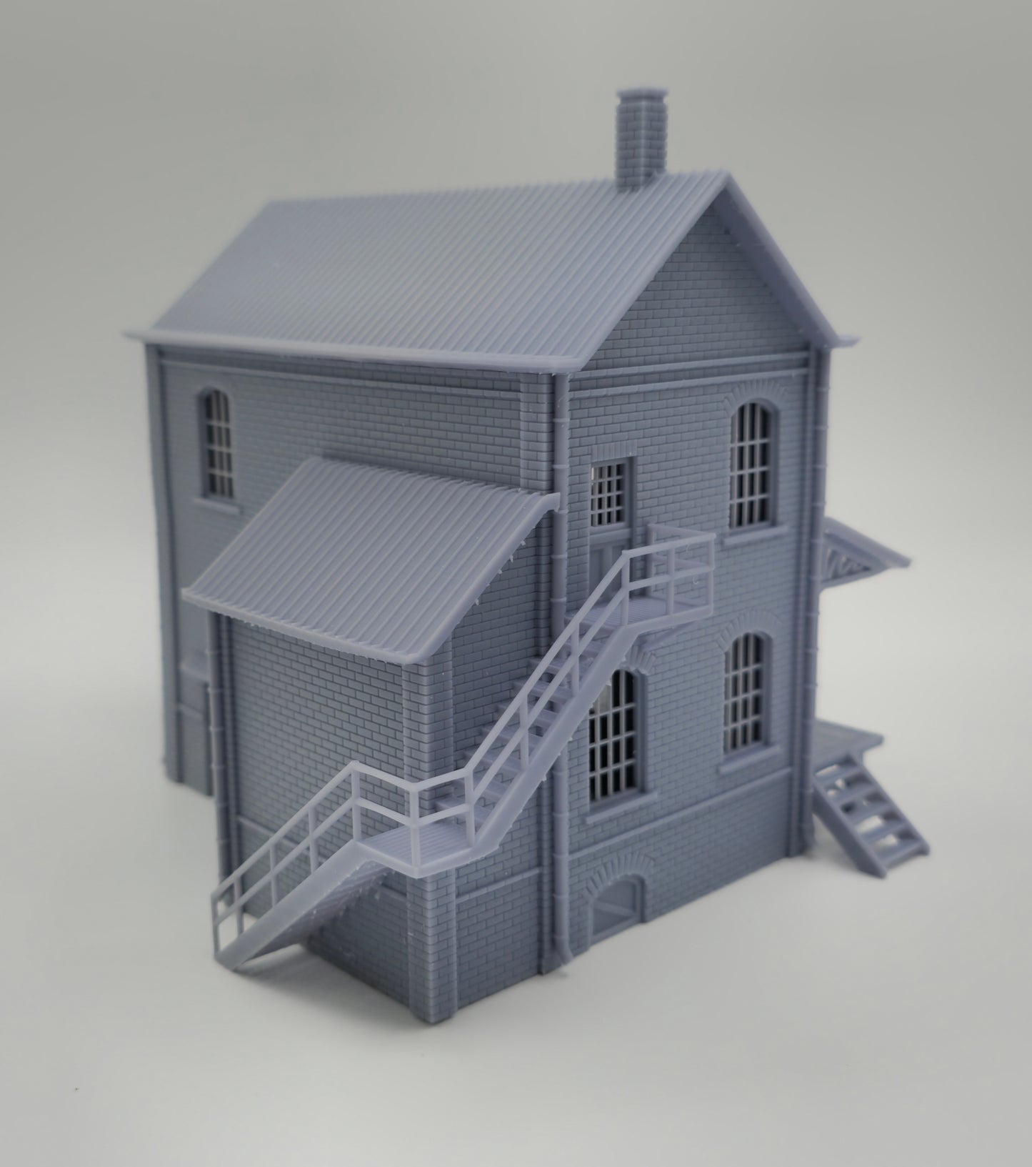 HO Scale Water Gap Freight Depot Building 1:87 – Highly Detailed Model