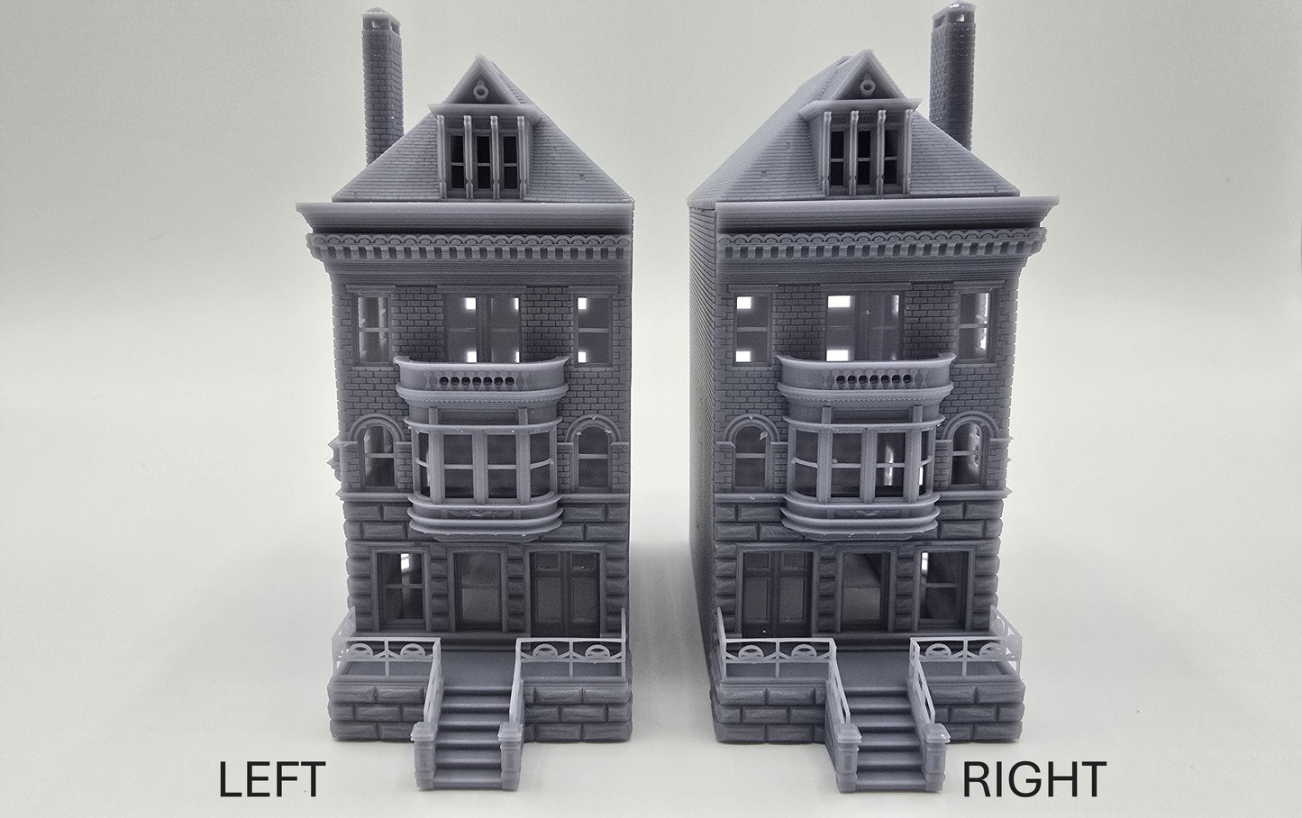 N Scale Building Victorian House