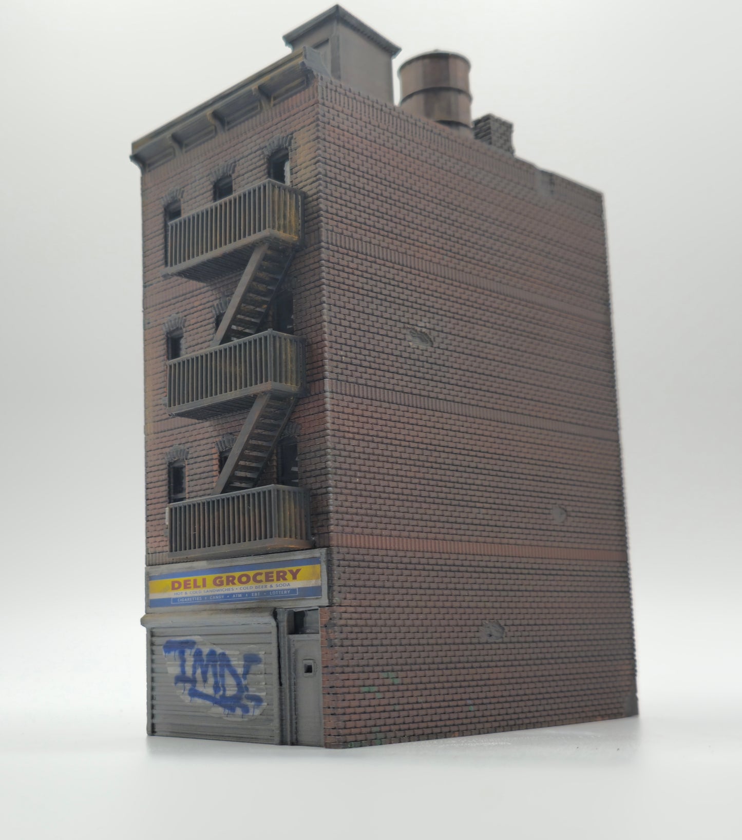 HO Scale Lone Survivor Urban Building - Deli Grocery