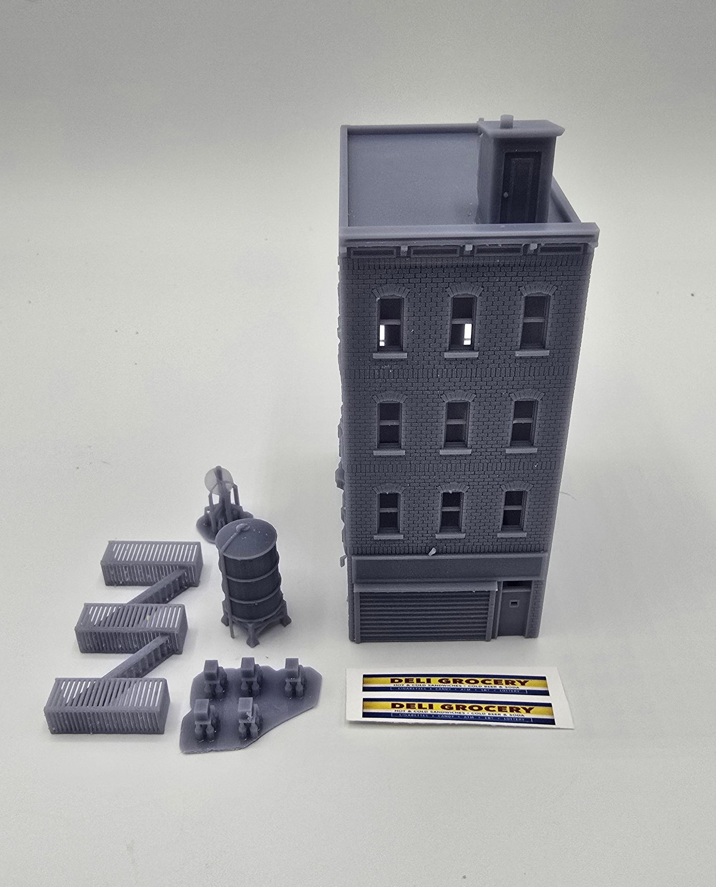 N Scale Lone Survivor Urban Building - Deli Grocery