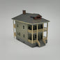 N Scale Maple Street Two-Family House - Highly Detailed Railroad Town Building
