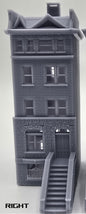 N scale 1:160 Brick Apartment Building