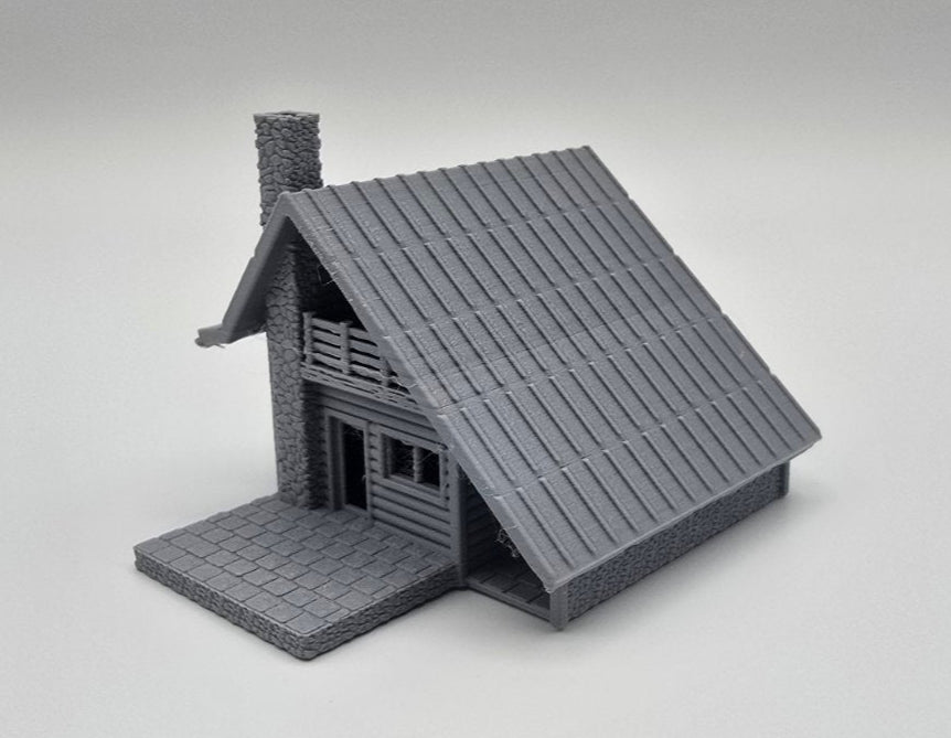 Ho Scale Mountain Cabin